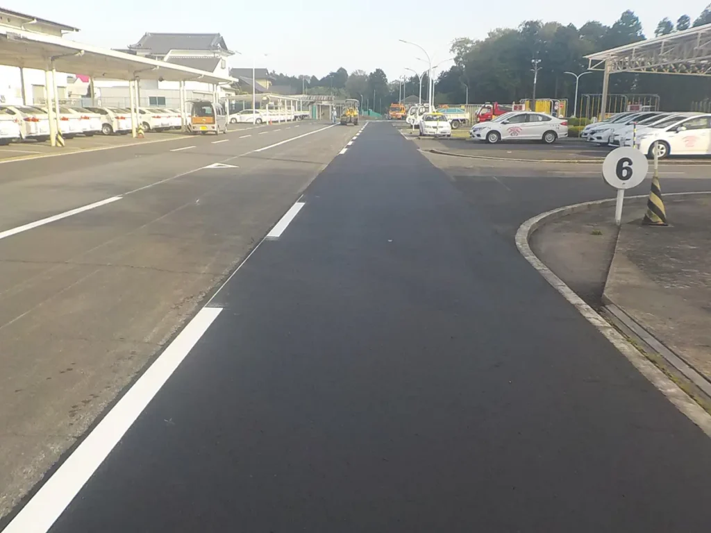 大宮自動車教習所コース内舗装工事