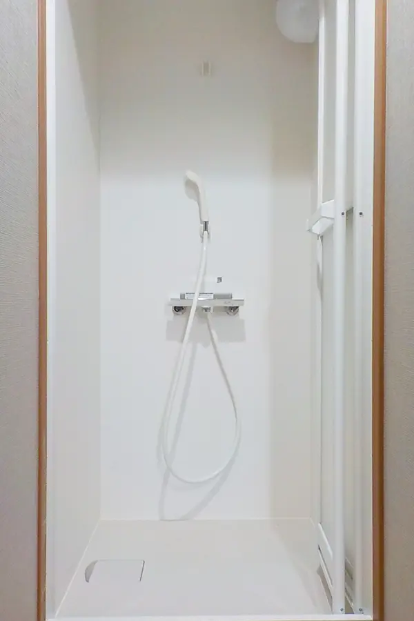 新社屋シャワー室
